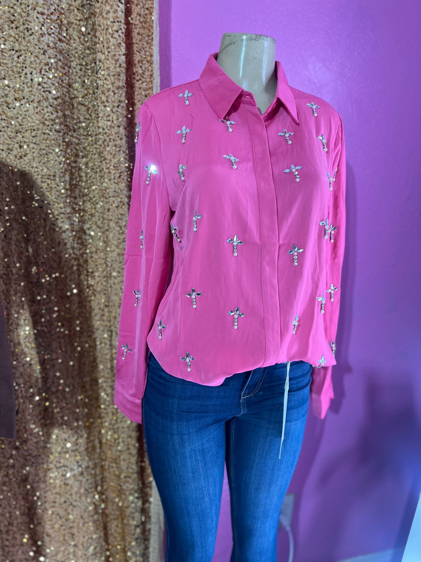BLUSA MANGA LARGA